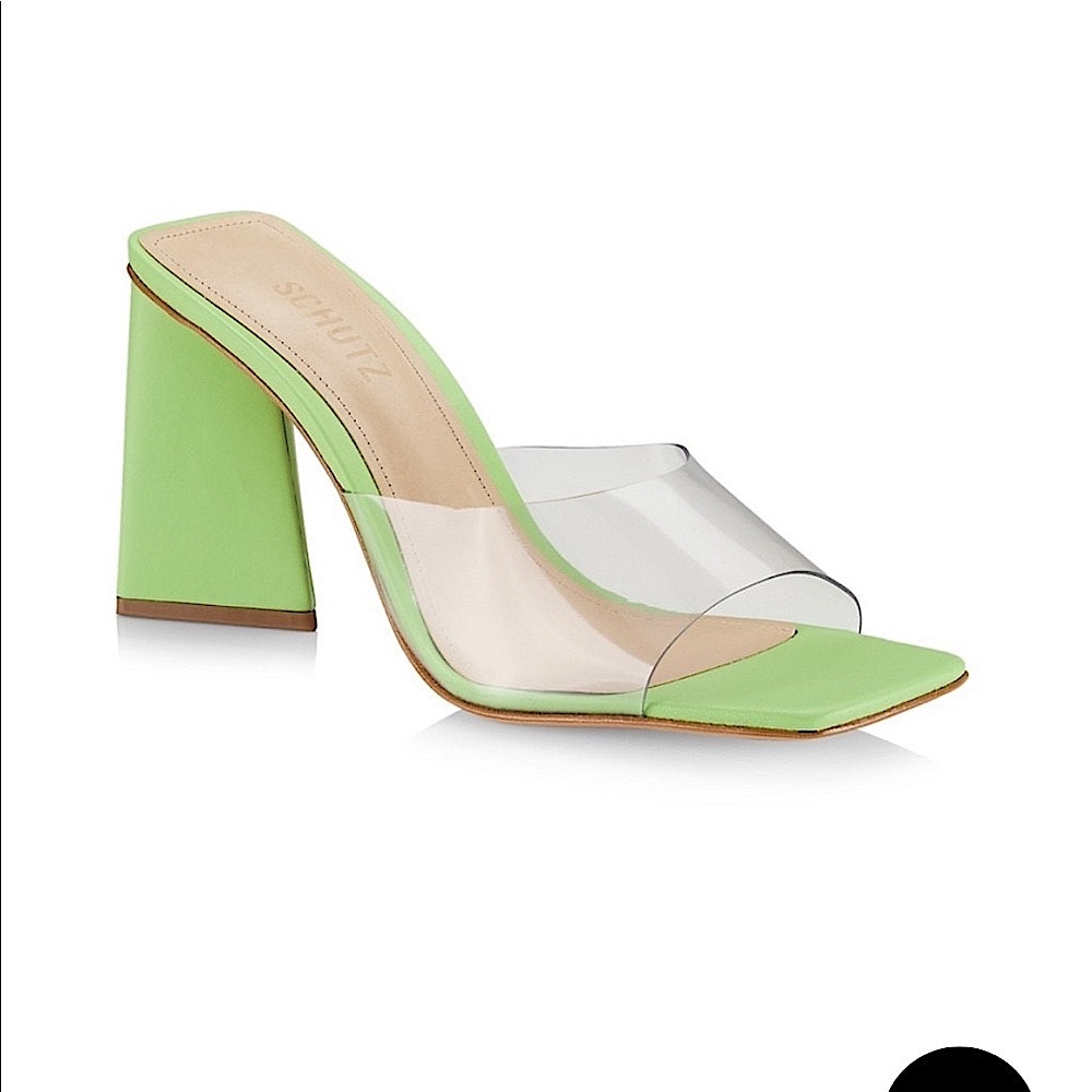 NEW Lizah Vinyl -lime green